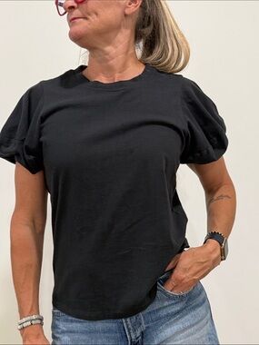 Z Supply Black Short Sleeve Crew Tee